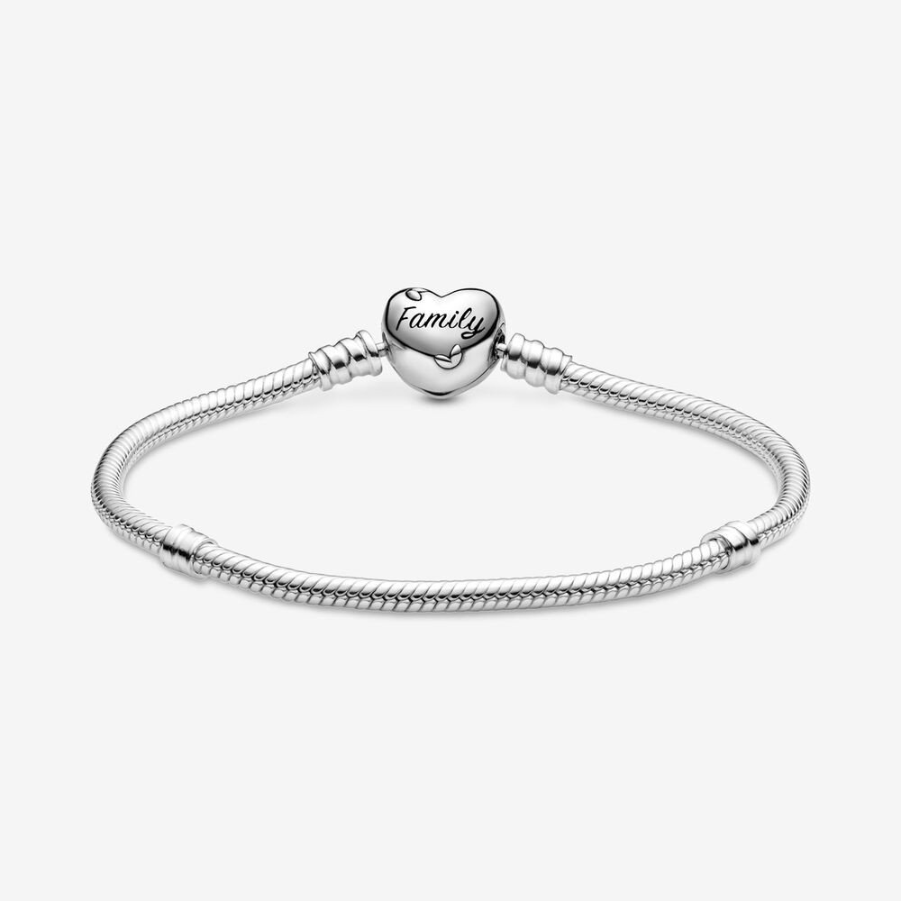 Vòng tay mềm  với khóa trái tim cây gia đình