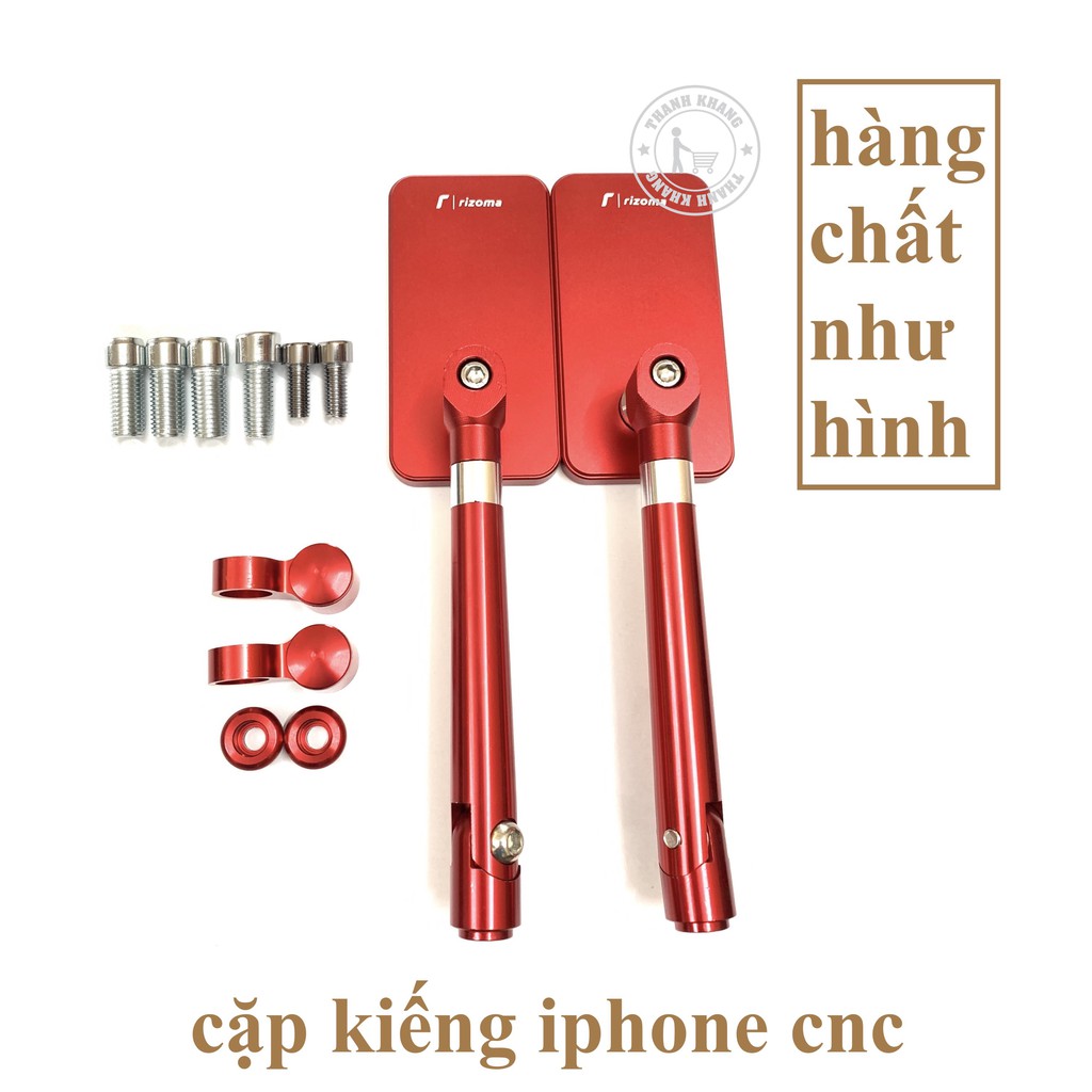 kính chiếu hậu xe máy kiểng iphone cnc thanh khang