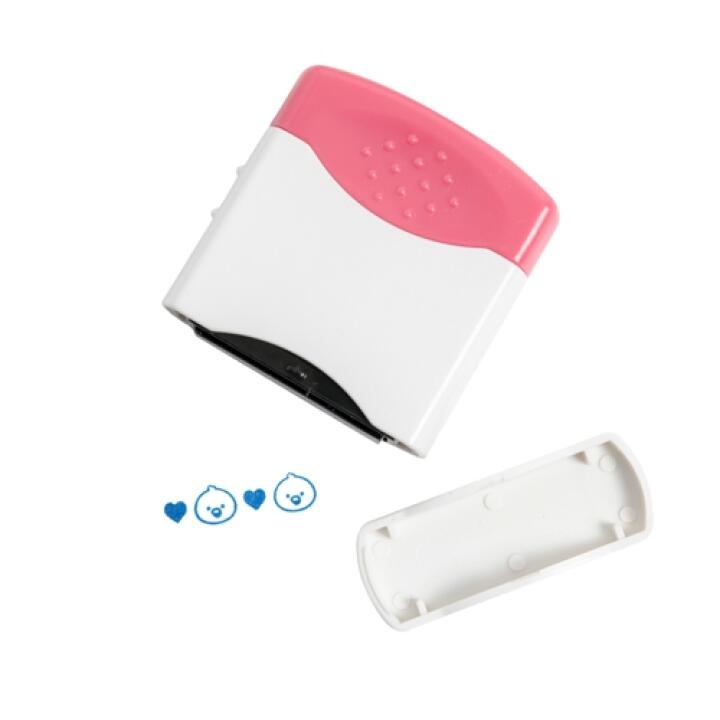 Con Dấu ARTBOX Hàn Quốc In Họa Tiết Trái Tim Thiết Kế Vỏ Màu Hồng