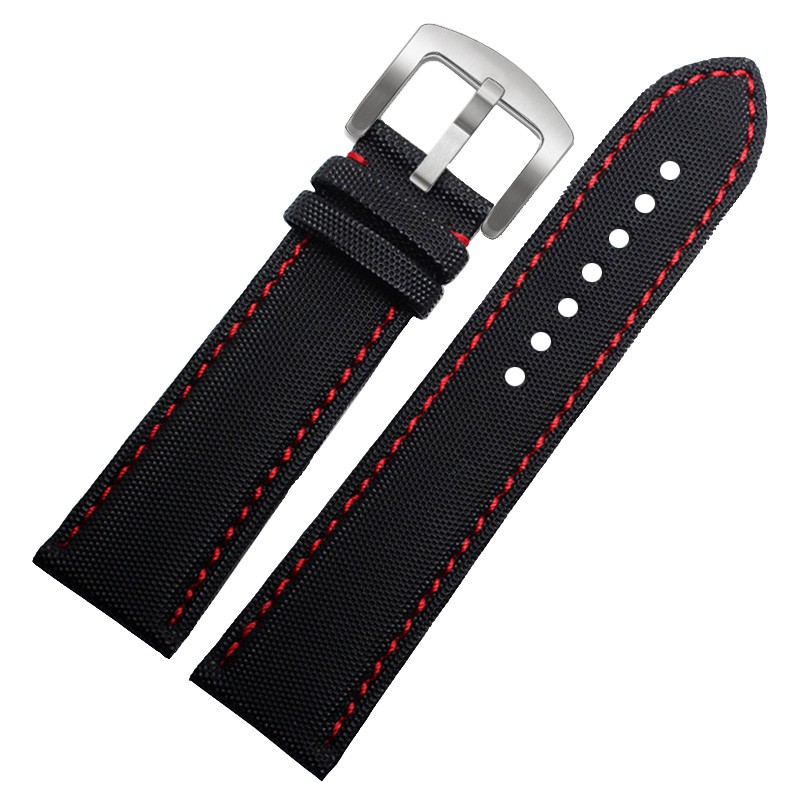 Nylon watch strap male Armani Mido Tissot Breitling canvas quick release belt bracelet 22 23mm