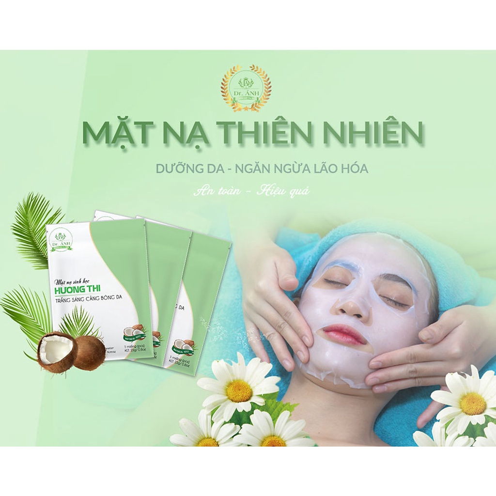 [Mã BMTTC60 giảm đến 60K đơn 50K] Mặt nạ sinh học Dr.Ánh Giúp Căng Bóng Da