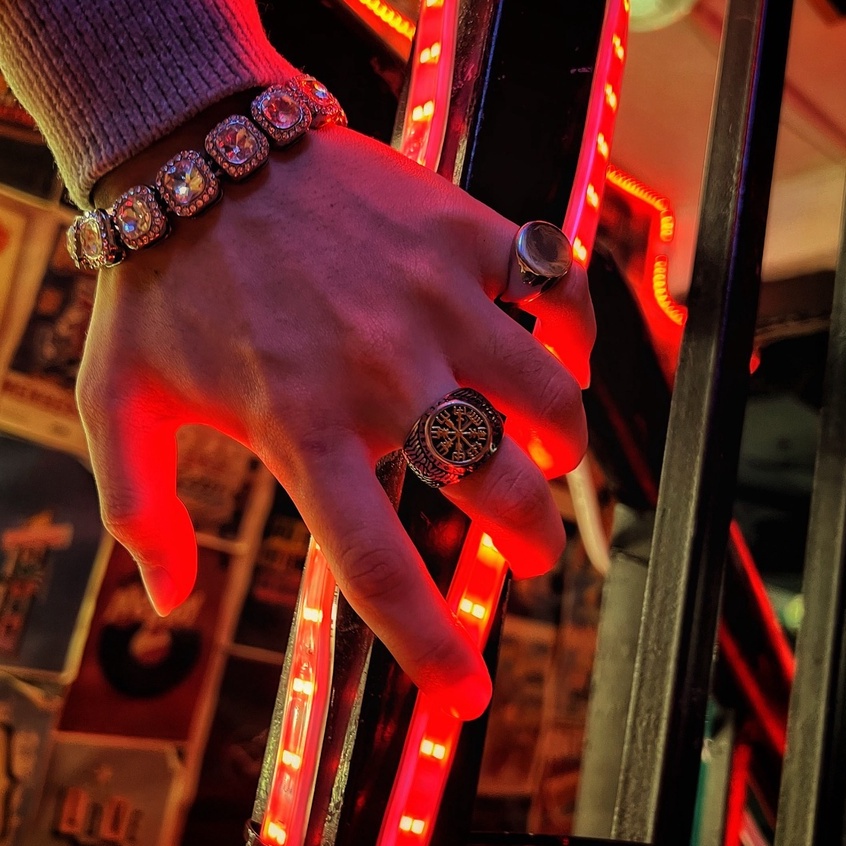 Nhẫn Thời trang hợp kim Titanium Libery bản ngón út  - Mẫu N033