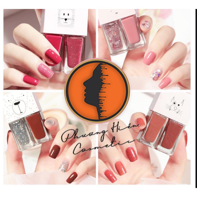 Set 2 Lọ Sơn Móng Tay Maxfine Siêu Xinh