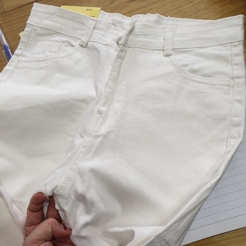 [ Mã FAGREEN55 giảm 10% tối đa 30K đơn 99K] Quần Kaki Trắng Cao Cấp Rách Gối và Trơn (có size lớn) | BigBuy360 - bigbuy360.vn