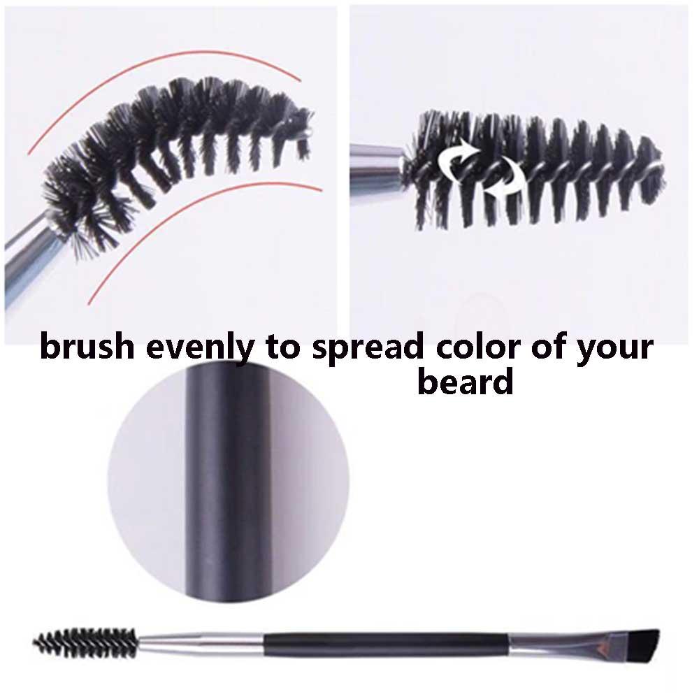 XIANTIN Bút Kẻ Lông Mày Kèm Cọ Và Kéo Không Đường May Chống Thấm Nước Lâu Trôi Với 4 Đầu Nĩa