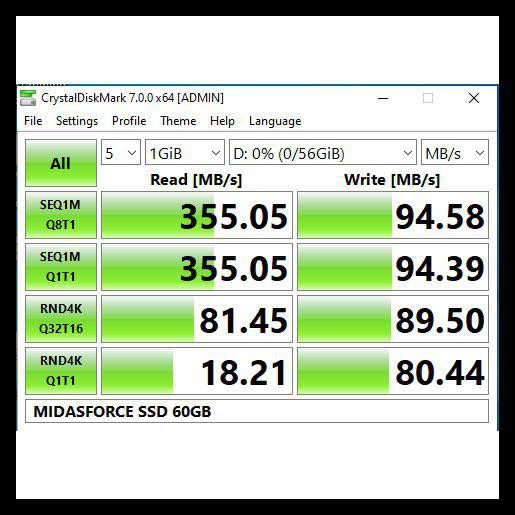 Ổ Cứng Ssd Midasforce 60gb Sata Iii-6Gb / S - Black Mpd451 | BigBuy360 - bigbuy360.vn