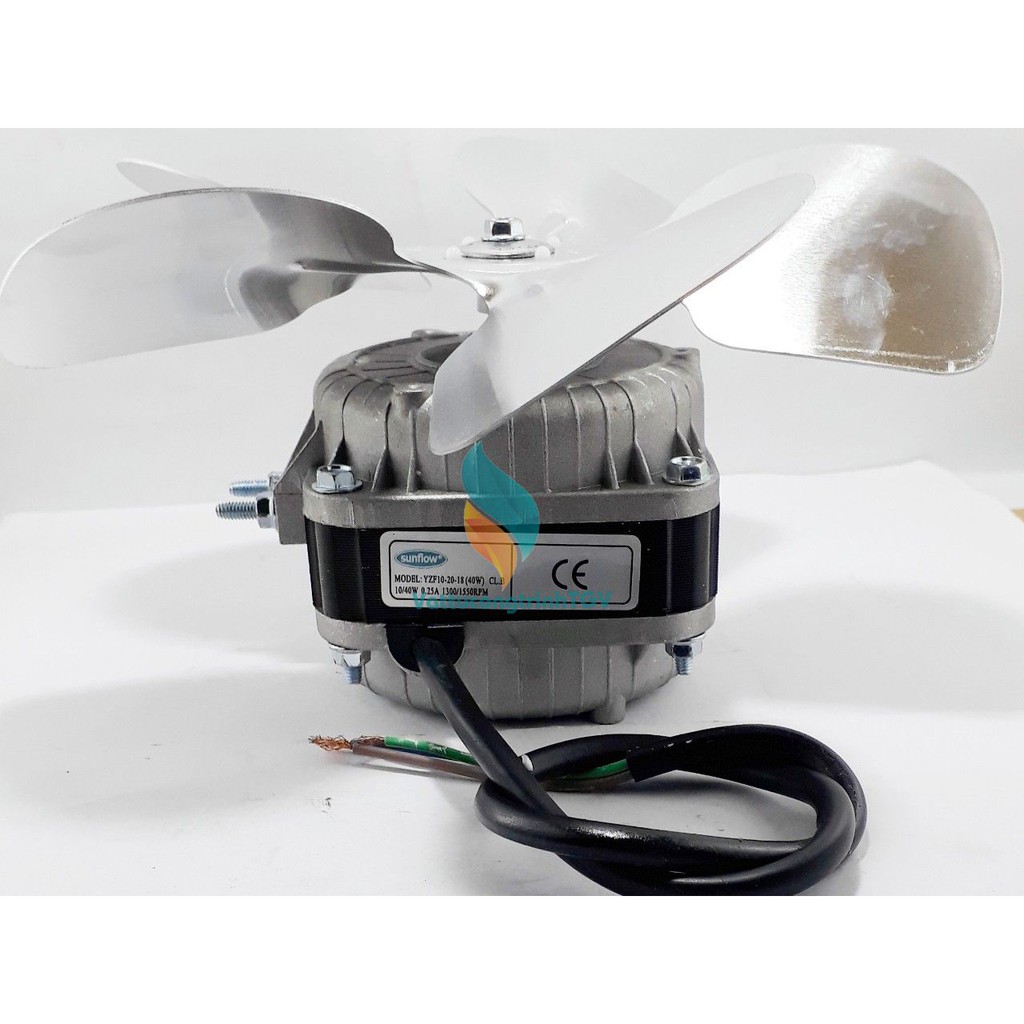 Bộ motor quạt 220V/40W + cánh nhôm 20cm