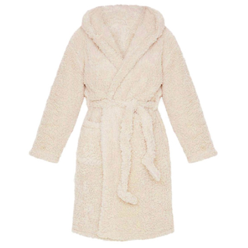 Xixi Áo Choàng Tắm Dáng Dài Có Mũ Trùm Đầu Hình Tai Gấu Hoạt Hình Đáng Yêu Cho Nữ