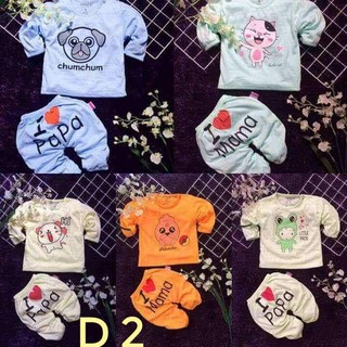 Combo 10 bộ dài tay cho bé cater's cotton size