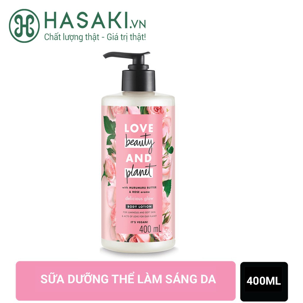 Sữa Dưỡng Thể Love Beauty And Planet Body Lotion 400ml