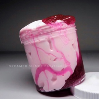 CHEWY RASPBERRY CREAM - KEM DÂU RỪNG BUTTER SLIME - SLIME B