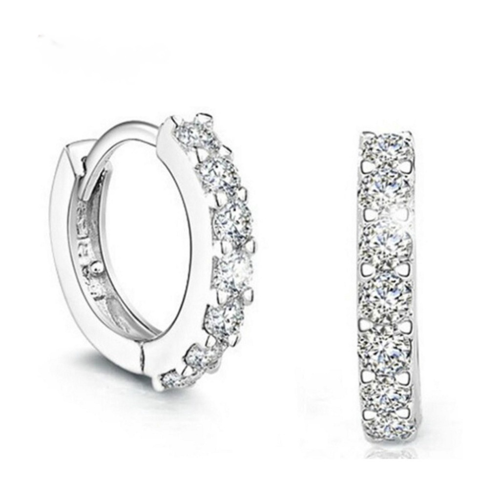 Khuyên Tai Đính Kim Cương Phong Cách Harajuku Thời Trang