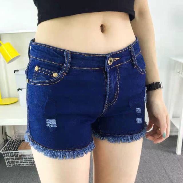 Quần short jean nữ Quần đùi nữ co giãn