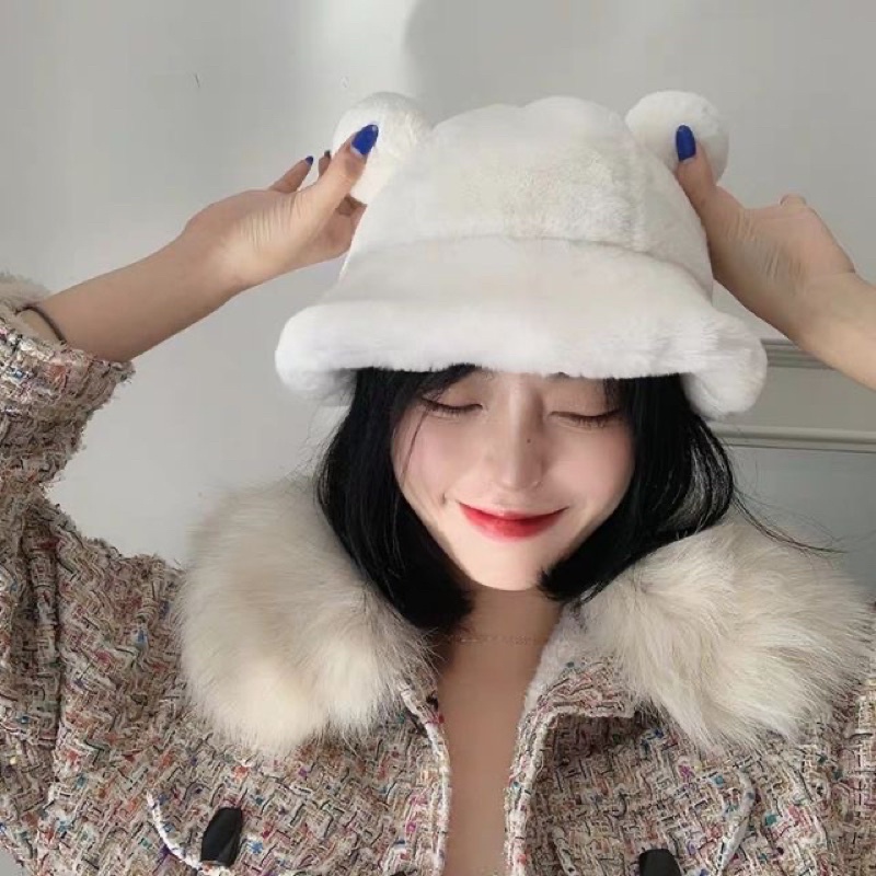 Mũ lông 2 tai ấm siêu hót