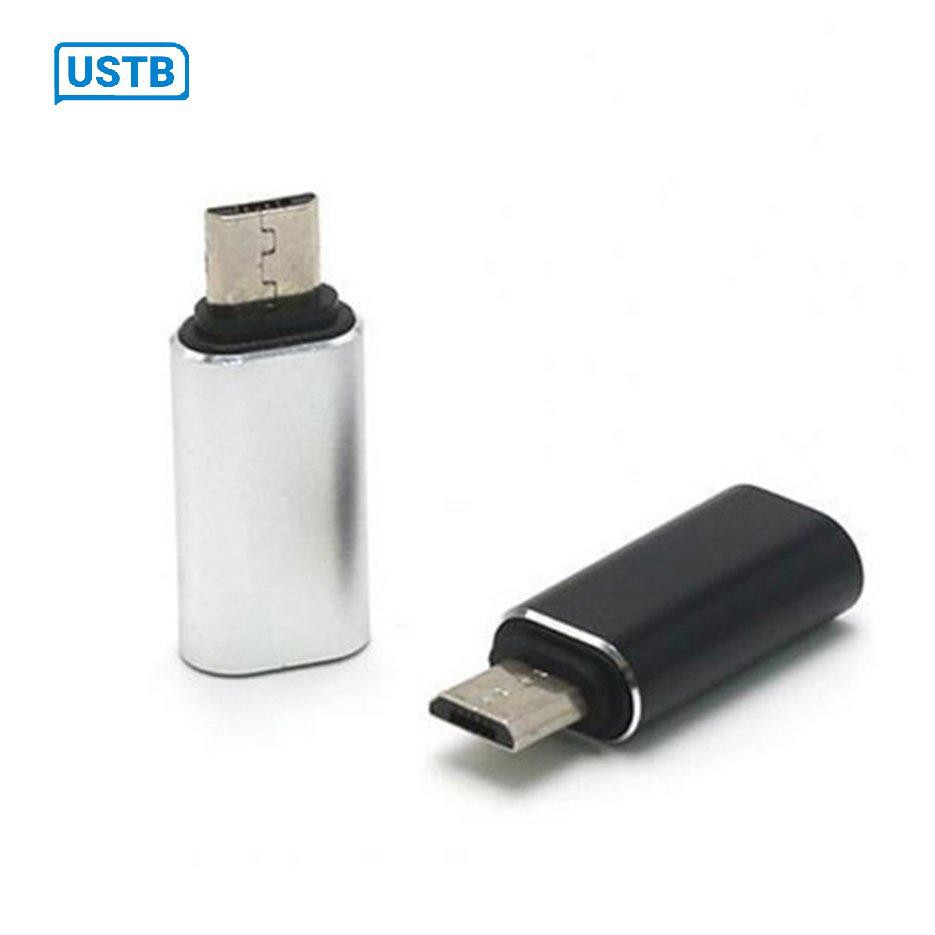 Bộ chuyển đổi Type-C sang Micro USB bằng hợp kim nhôm（màu ngẫu nhiên）