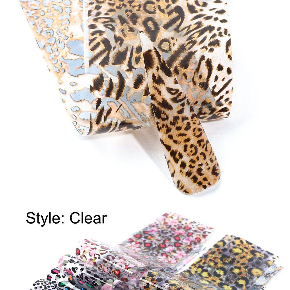 XIANTIN Set 10 Tấm Decal Nước Dán Móng Nghệ Thuật