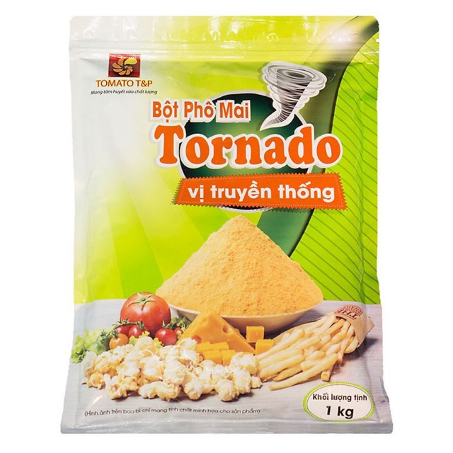 BỘT PHÔ MAI TORNADO 1KG