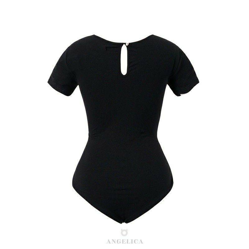 ANGELICA - TWISTED BODYSUIT - Áo liền thân cộc tay xoắn ngực | BigBuy360 - bigbuy360.vn