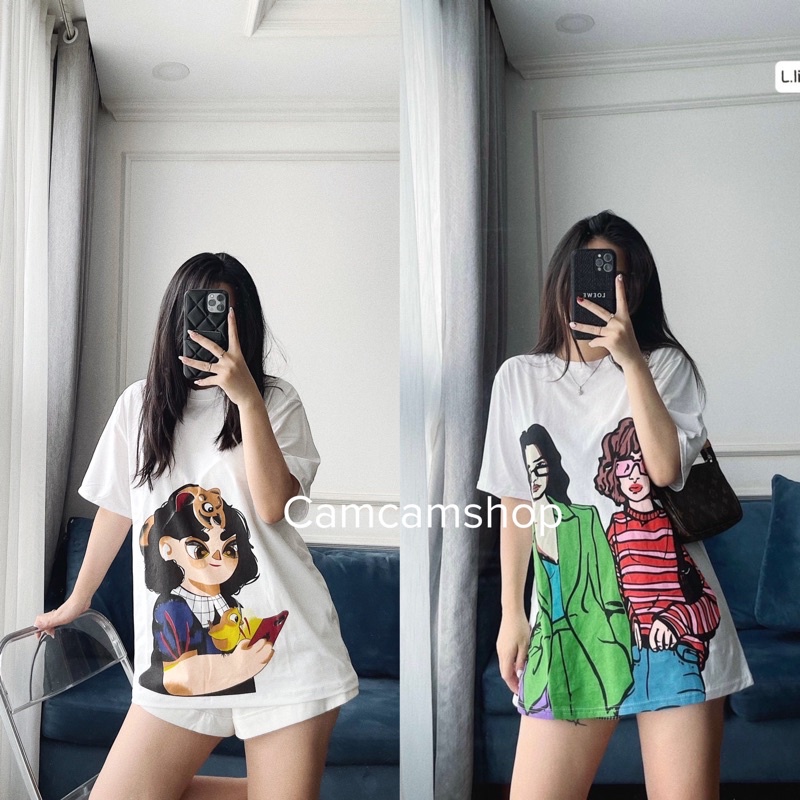Áo Phông Zara in hình chất cotton lạnh [ HÀNG CHUẨN L1 ]