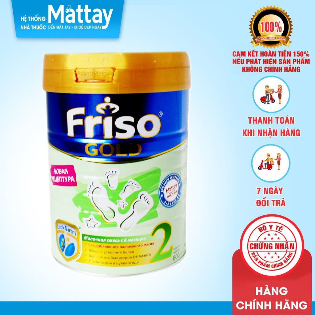 Sữa Friso Nga Số 2 - Lon 800gr - Nội Địa Nga