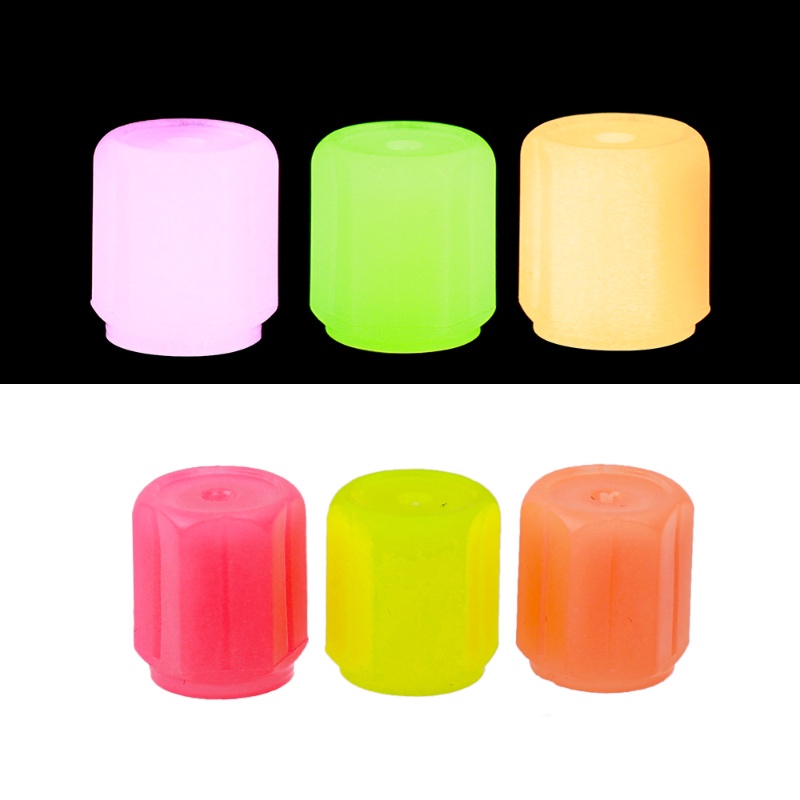1 / 4 Nắp Van Bánh Xe Dạ Quang Bằng Nhựa ABS