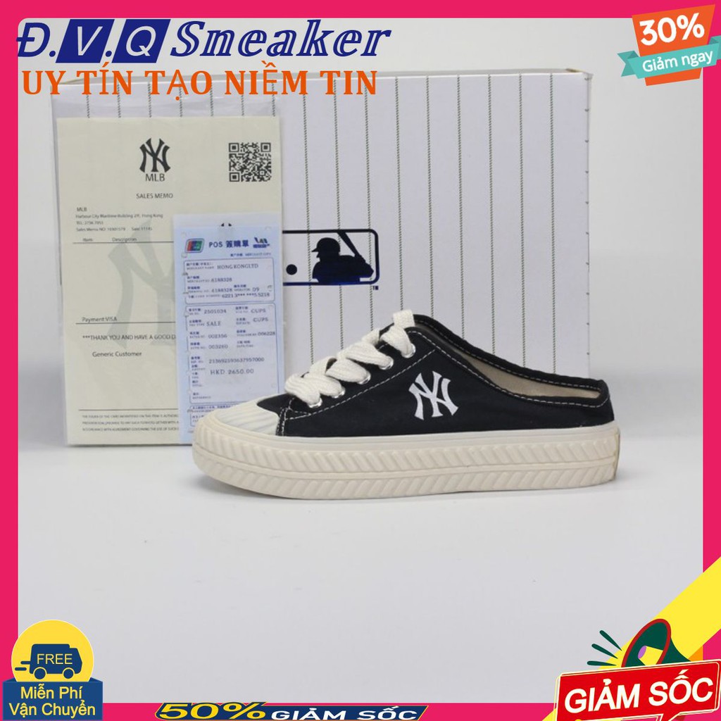 [FREE SHIP - HOTTREND] . 🔥Sục 𝐌𝐋𝐁 đạp gót đen cao cấp , đạp gót , sục ny  đen LEL2  Đ.V.Q Sneaker