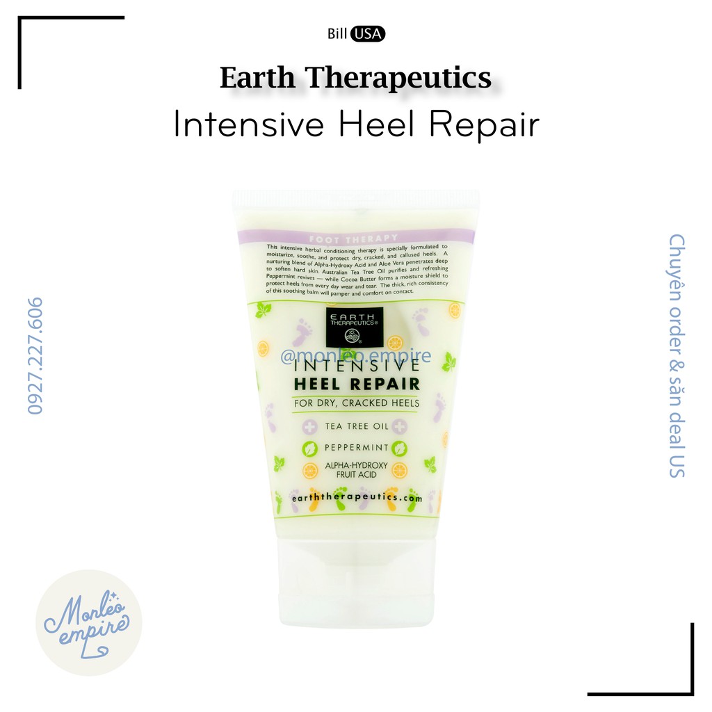 Kem dưỡng gót chân Earth Therapeutics Intensive Heel Repair 118ml | BigBuy360 - bigbuy360.vn