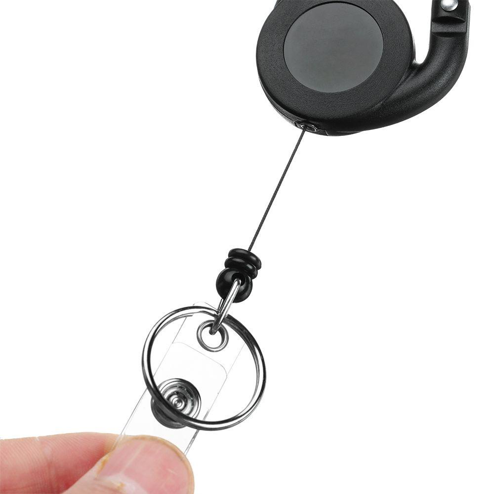 Móc Khóa Kẹp Giữ Thẻ ID Chống Thất Lạc Tiện Dụng