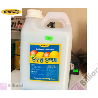 [SIÊU THỊ BIDA] Sữa lau bi Billking 2 lít [VỆ SINH BI]