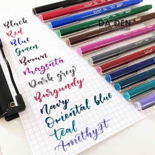 [DA ĐEN] Bút Lẻ Marvy Lepen FLEX Màu Pastel