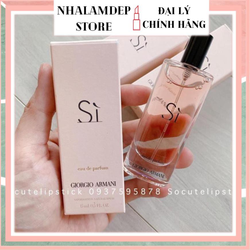 Nước Hoa Giorgio Armani Sì - Sì Passione Eau De Parfum - Sì Fiori EDP 15ml