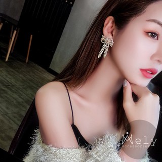 BÔNG TAI NƠ ĐÍNH ĐÁ - MELY 937