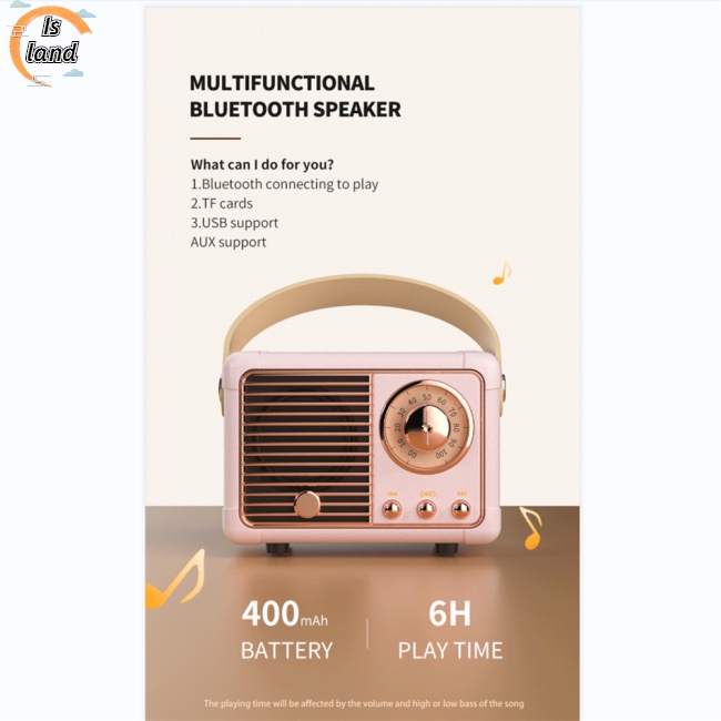 Loa Bluetooth Hm11 Thiết Kế Cổ Điển Chất Lượng Cao