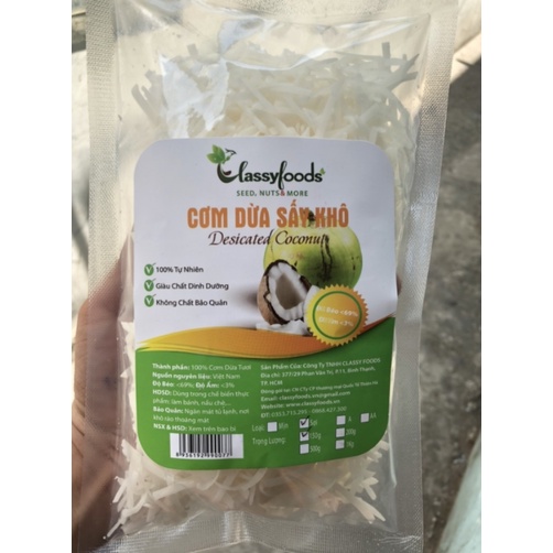 Cơm Dừa Sấy Sợi Classyfood 150gr