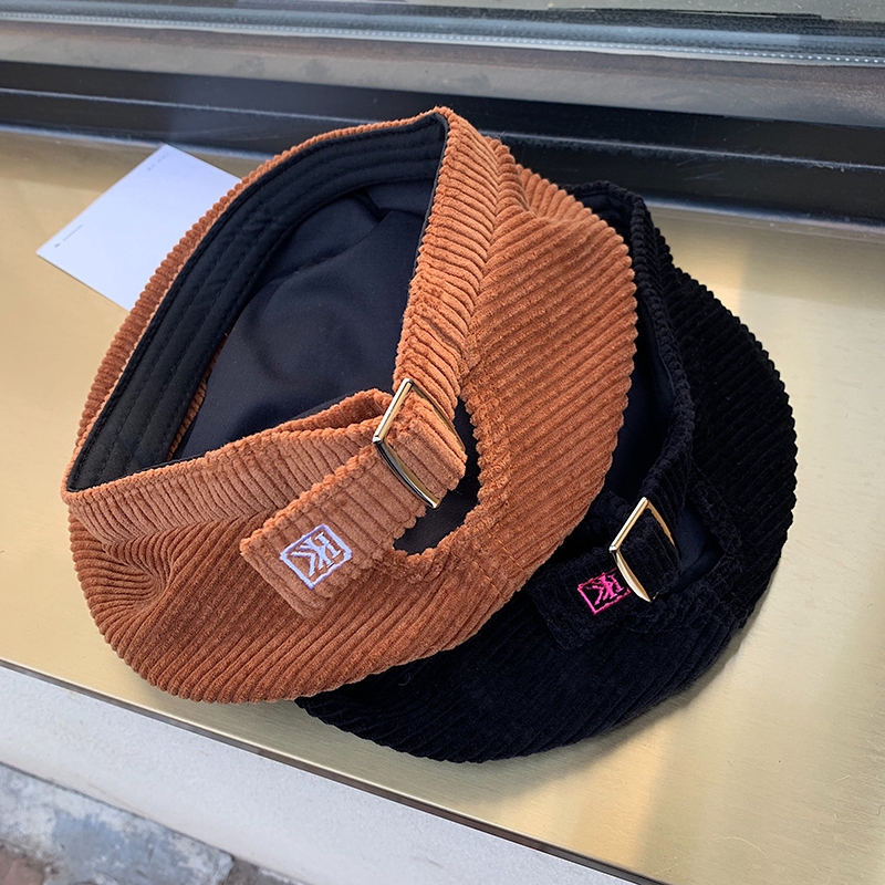 Mũ Beret Vải Nhung Phong Cách Retro Anh Quốc Cho Nữ