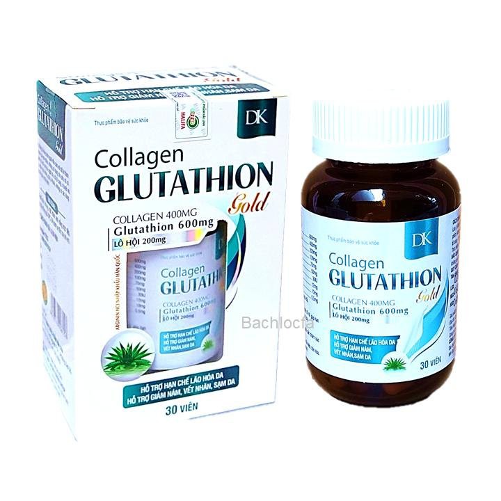 Viên Uống Đẹp Da Collagen Glutathion Plus Hết Nám, Sạm Da, Đẹp Da