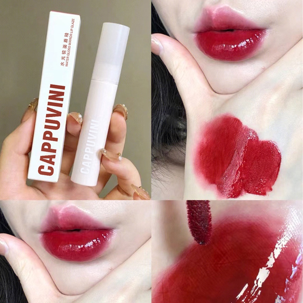 Son bóng CAPPUVINI dạng lỏng thủy tinh dành cho trang điểm 3g