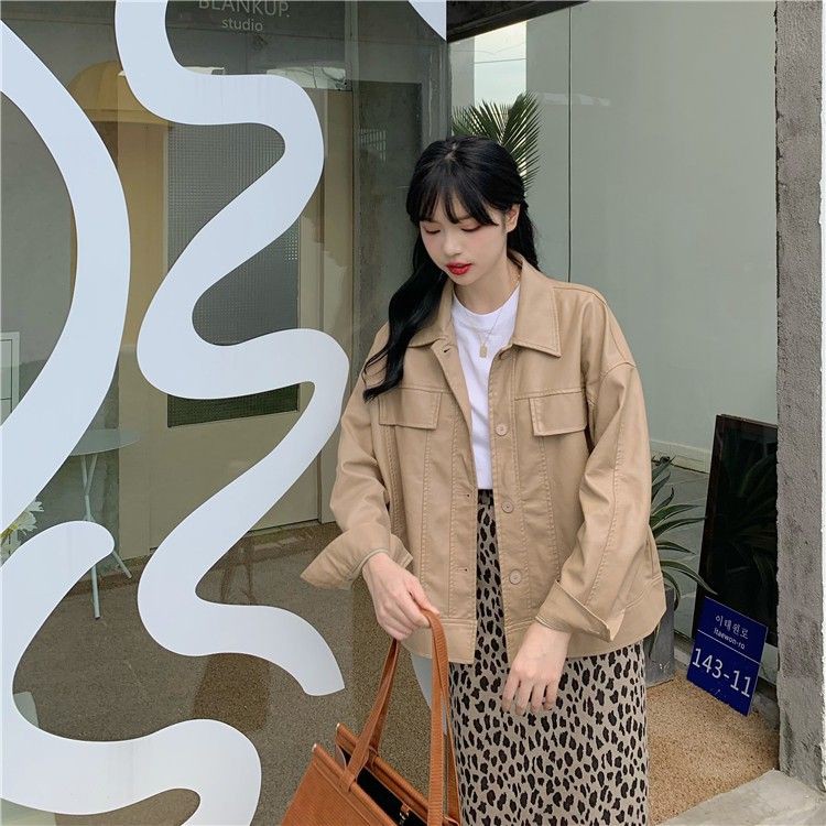 [ORDER] AK20_ÁO JACKET DA NỮ ULZZANG CÁ TÍNH | BigBuy360 - bigbuy360.vn
