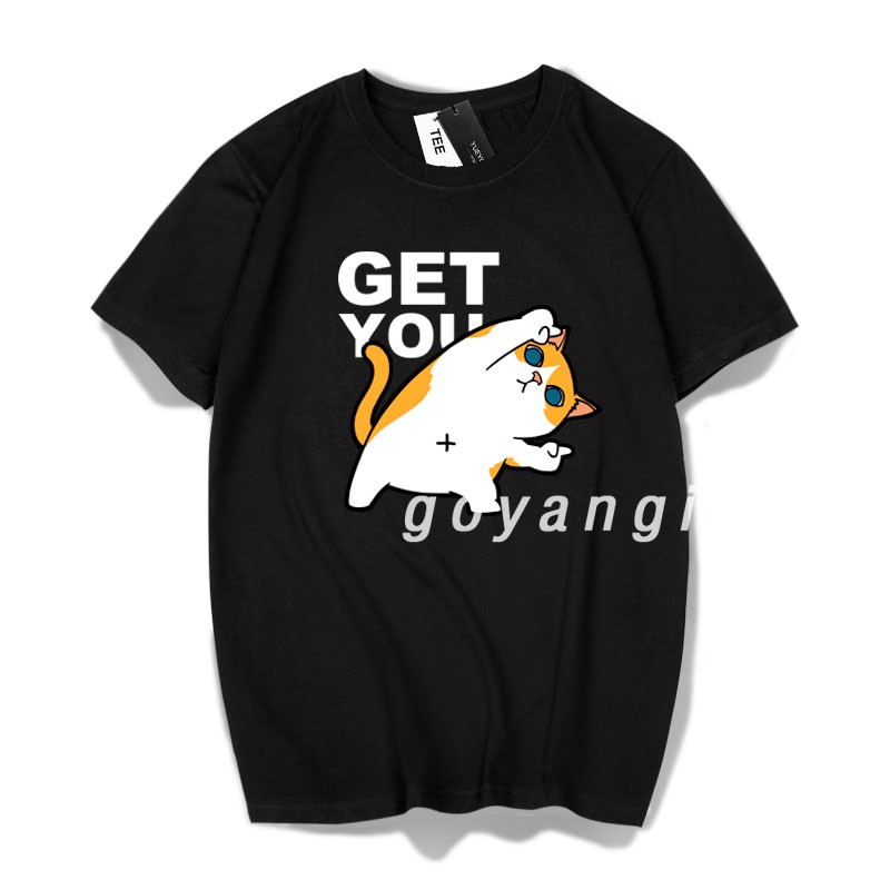 Áo thun tay lỡ goyangi GetYou Tee unisex nam nữ dáng rộng oversize phong cách Hàn Quốc