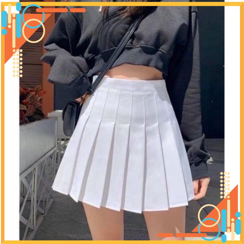 [Thế Giới Coptop] Chân váy tennis ngắn xếp ly kèm quần trong C007 [Hàng Đẹp]