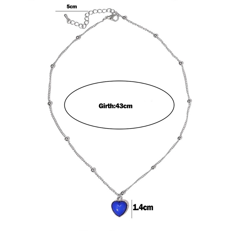 Vòng Cổ Thay Đổi Màu Sắc Theo Nhiệt Độ Thời Trang Mùa Hè Đơn Giản Thanh Lịch Cho Nữ