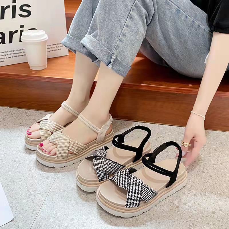 Đánh giày mặt phấn thời trang, mua s ắm hè cho phụ nữ, đi làm, ý thức cao về sinh viên INS, đa năng, mềm mại, chắc chắn và bền vững.