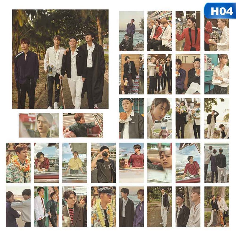 Hộp Album Ảnh Lomo Card Nhóm Nhạc EXO-SC