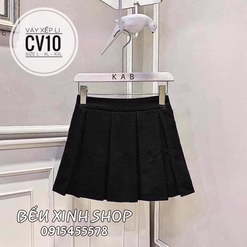 CHÂN VÁY XẾP LY BIGSIZE - CÓ QUẦN LÓT TRONG