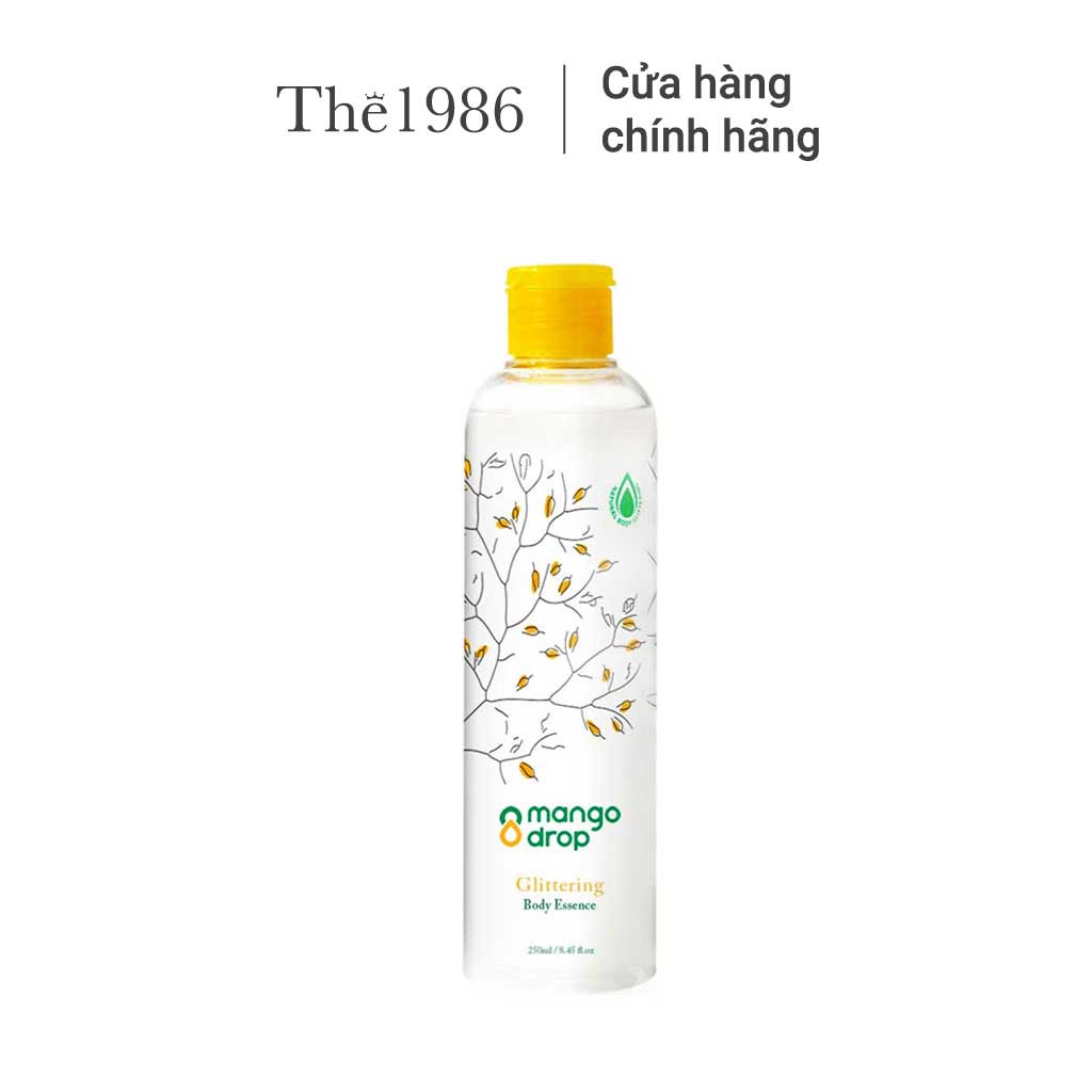 Tinh chất dưỡng da ẩm mượt, căng bóng tức thì Mango Drop Glittering Body Essence 250ml