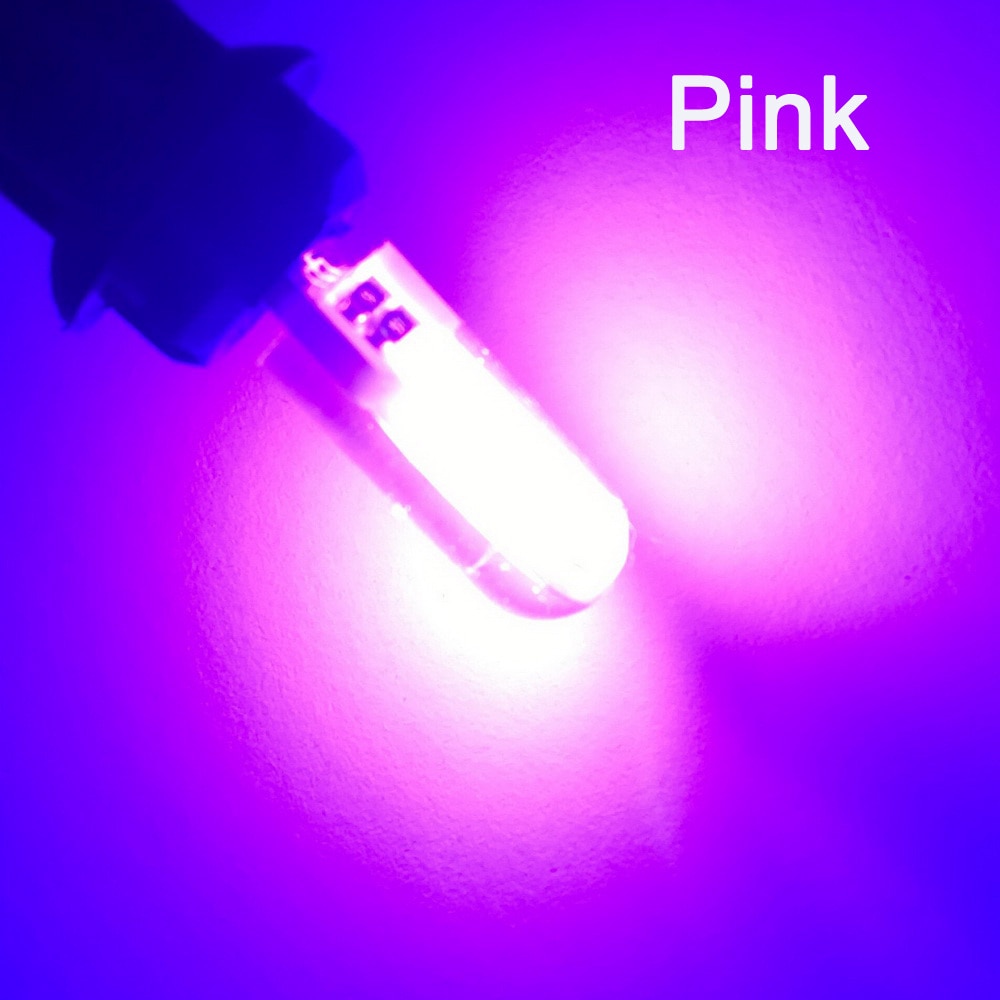 Bóng Đèn Halogen T10 W5W Ánh Sáng Trắng Đỏ Dành Cho Xe Hơi
