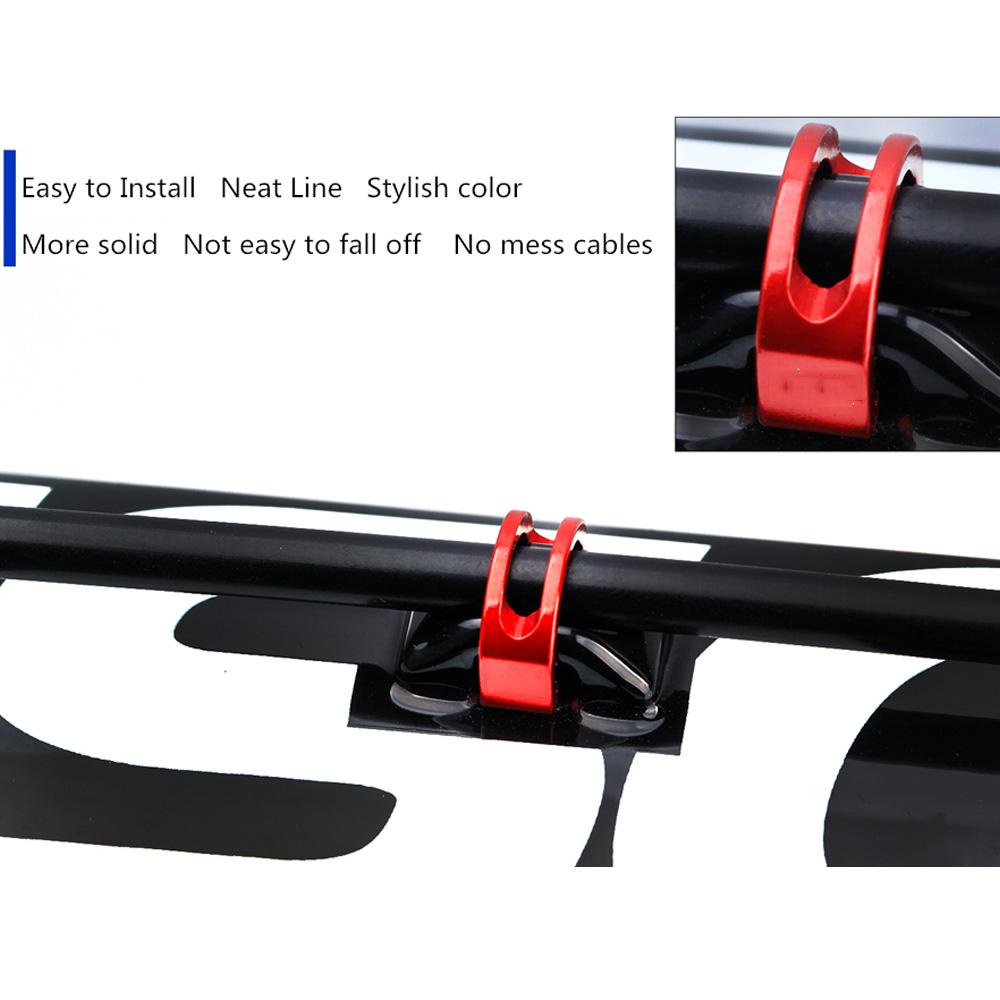 Danilo Kẹp Dây Phanh Thủy Lực / Dây Cáp Chuyển Số Hình Chữ C Bằng Hợp Kim Nhôm Cho Xe Đạp Leo Núi