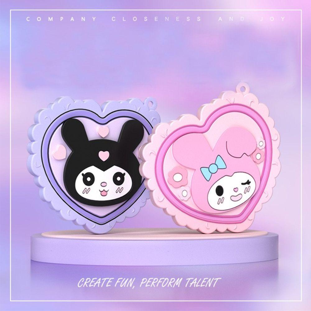 Móc Khóa Mặt Gương Nhỏ Nhắn Hoạ Tiết Kuromi My Melody Cinnamoroll