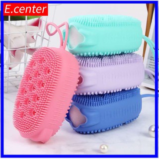 Bông tắm silicon hai mặt đáng yêu, Bông tắm silicon nhiều màu cute