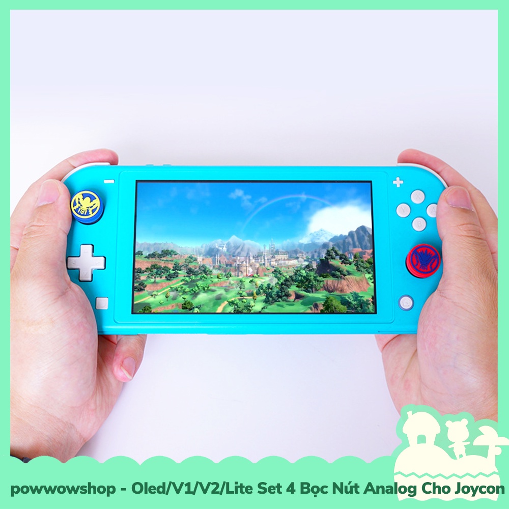 [Sẵn VN - Hỏa Tốc] Oled/V1/V2/Lite Set 4 Bọc Nút Analog Joycon Cho Máy Game Cầm Tay Nintendo Switch Scarlet &amp; Violet